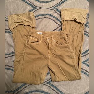 Zara Tan COMFORTABLE Wide Leg Jeans BNWOT